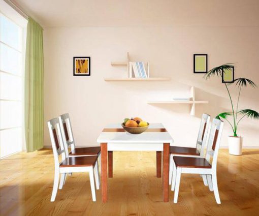 bộ bàn ăn khung gỗ - nội thất Nguyệt Ánh