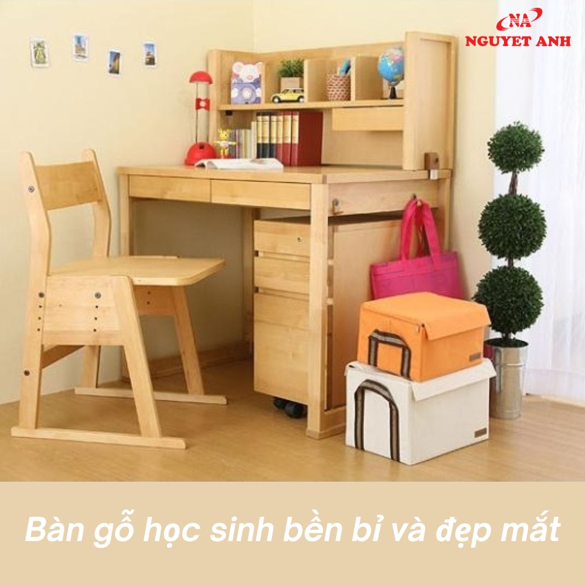 Bàn gỗ học sinh bền bỉ